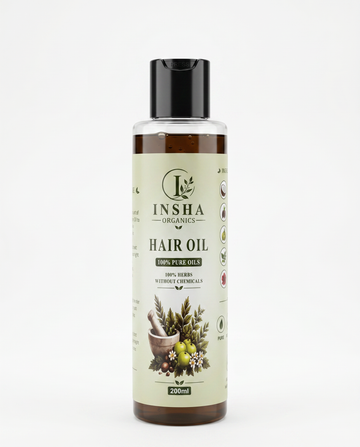 Insha Organics Hair Oil – Natural Hair Fall Control & Growth Oil